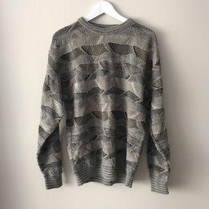 Vintage 80’s abstract sweater M